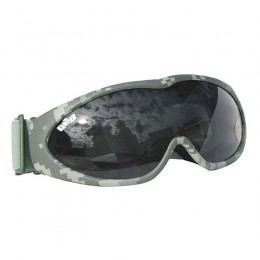 Deluxe Softair Goggle Airsoft Safety-Glasses - olivas / camo